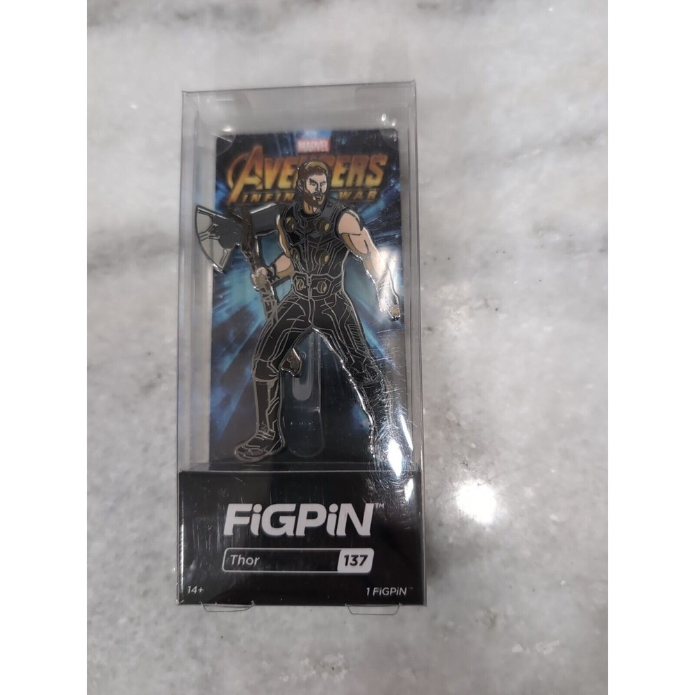 FiGPiN Marvel Avengers‎ Infinity War "Thor" #137, Collectible Enamel Pin, Locked